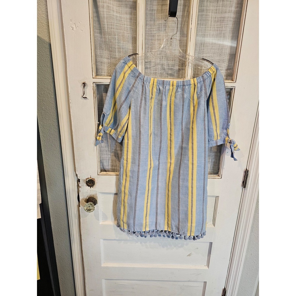 Jade Yellow‎ and Blue Striped Pocket Dress
